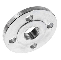 Threaded Flange DN50-PN16 Rp 2'' Zinc-Plated Steel DIN 2566 And EN 1092-1 (Type 13)