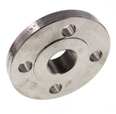 Threaded Flange DN100-PN40 Rp 4'' Stainless Steel 1.4571 DIN 2567 And EN 1092-1 (Type 13)