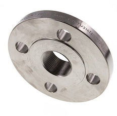 Threaded Flange DN100-PN40 Rp 4'' Stainless Steel 1.4571 DIN 2567 And EN 1092-1 (Type 13)