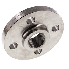Threaded Flange DN100-PN40 Rp 4'' Stainless Steel 1.4571 DIN 2567 And EN 1092-1 (Type 13)