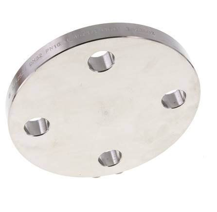 Blind Flange DN40-PN16 Stainless Steel 1.4571 DIN 2527