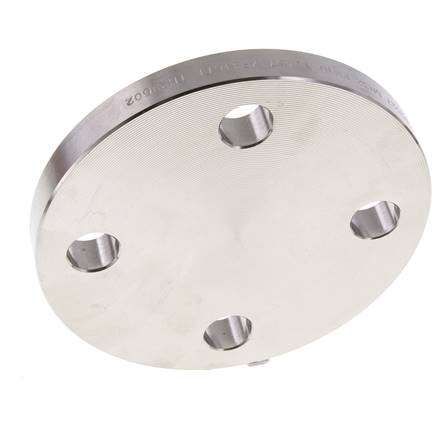 Blind Flange DN80-PN16 Stainless Steel 1.4571 DIN 2527 And EN 1092-1 (Type 05)
