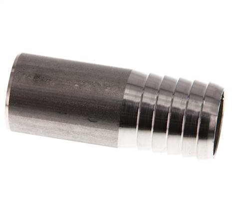 25 mm (1'') & 26.9 mm (3/4'') Stainless Steel 1.4571 Hose Barb Welding End 70mm