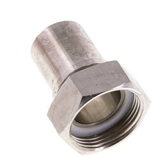 32 mm (1-1/4'') & G1-1/4'' Stainless Steel 1.4401 Hose Barb Union Nut Flat Sealing PTFE Safety collars EN 14420-5 (DIN 2817)