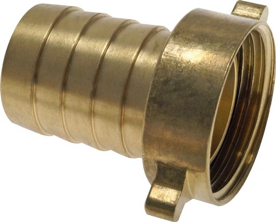 G 3/4'' x 19mm Brass Hose barb with NBR Seal and Wing Nut 16 Bar [2 Pieces]
