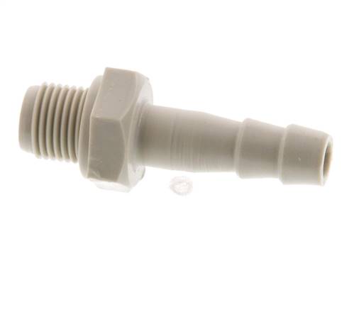 G 1/8'' Male x 6mm Polypropylene (PP) Hose barb 10 Bar