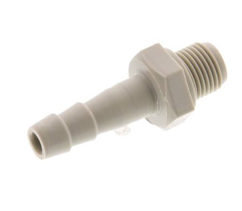 G 1/8'' Male x 6mm Polypropylene (PP) Hose barb 10 Bar