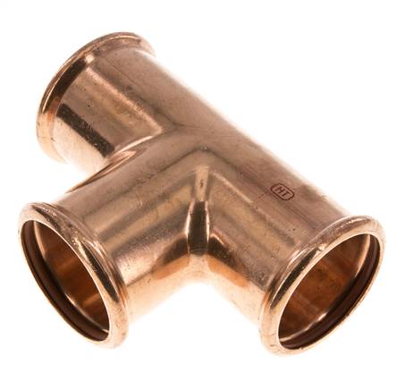 Tee Press Fitting - 54mm Female - Copper alloy