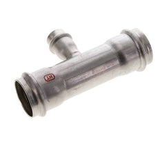 Tee Press Fitting - 18mm Female & 35mm - Stainless Steel