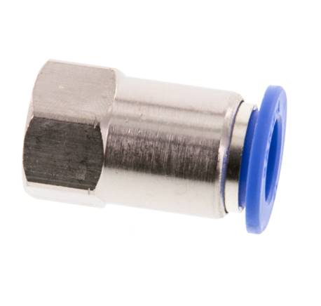 12mm x G1/4'' Push-in Fitting with Female Threads Brass/PA 66 NBR [2 Pieces]