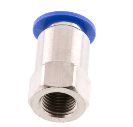 12mm x G1/4'' Push-in Fitting with Female Threads Brass/PA 66 NBR [2 Pieces]