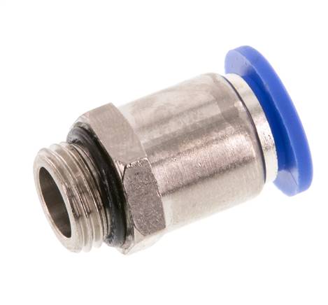 10mm x G1/4'' Push-in Fitting with Male Threads Brass/PA 66 NBR [2 Pieces]