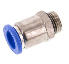 10mm x G1/4'' Push-in Fitting with Male Threads Brass/PA 66 NBR [2 Pieces]