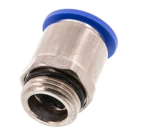 16mm x G1/2'' Push-in Fitting with Male Threads Brass/PA 66 NBR