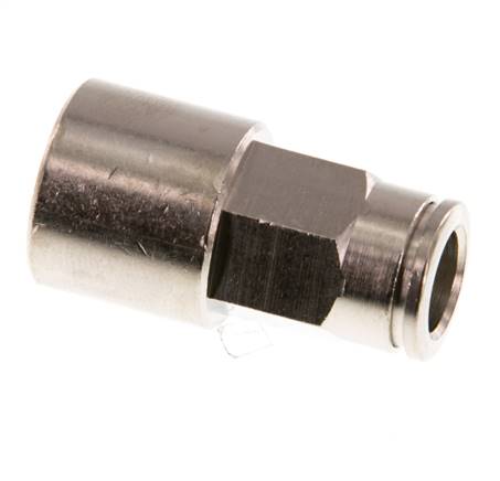 8mm x G1/4'' Push-in Fitting with Female Threads Brass NBR [2 Pieces]