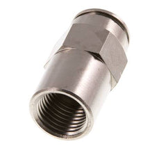 10mm x G1/4'' Push-in Fitting with Female Threads Brass FKM [2 Pieces]