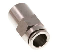 10mm x G1/4'' Push-in Fitting with Female Threads Brass FKM [2 Pieces]