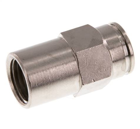 10mm x G1/4'' Push-in Fitting with Female Threads Brass FKM [2 Pieces ...