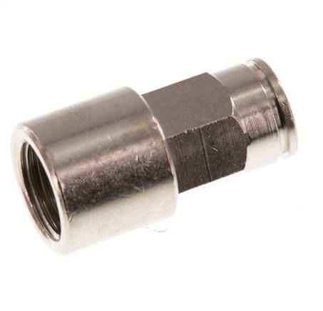 8mm x G1/4'' Push-in Fitting with Female Threads Brass NBR [2 Pieces ...