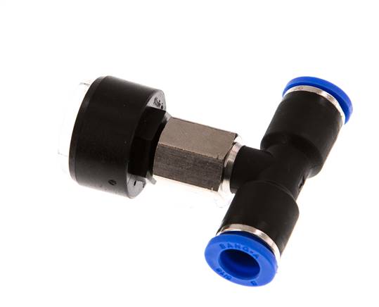 Pressure Gauge 8mm Union Straight 0-16 bar (0-232psi)