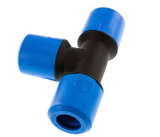 32mm Polypropylene (PP) Tee Push-in Fitting NBR FDA