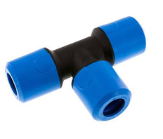 32mm Polypropylene (PP) Tee Push-in Fitting NBR FDA