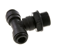 10mm x G1/2'' Inline Tee Push-in Fitting with Male Threads POM NBR FDA Rotatable