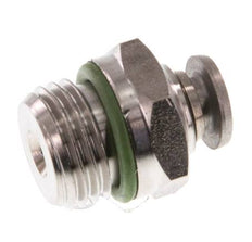 4mm x G1/4'' Push-in Fitting with Male Threads Stainless Steel FKM