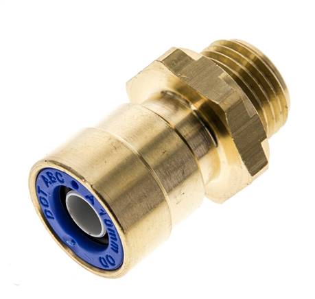 Raufoss ABC Newline Push-In Coupling - 10x1 mm - Male Threaded M16x1,5