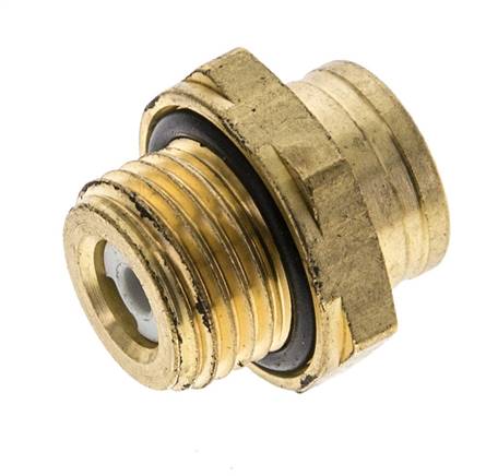 Raufoss ABC Newline Push-In Coupling - 1/4" - Male Threaded M16x1,5