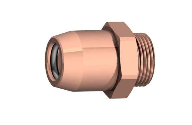 Raufoss ABC Newline Push-In Coupling - 4x1 mm - Male Threaded M12x1,5
