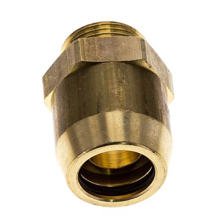 Raufoss ABC Newline Push-In Coupling - 18x2 mm - Male Threaded M22x1,5