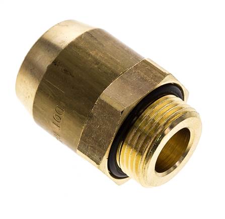 Raufoss ABC Newline Push-In Coupling - 18x2 mm - Male Threaded M22x1,5