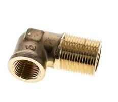 Raufoss Bulkhead 90° - Male Threaded M22x1,5 / Female Threaded M16x1,5