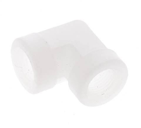 90deg Angled Fitting G1/8'' Female Polypropylene (pp) 10bar (140.5psi) FDA