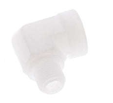 90deg Angled Fitting G1/8'' Male x Female Polypropylene (pp) 10bar (140.5psi) FDA