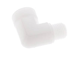 90deg Angled Fitting G1/4'' Male x Female Polypropylene (pp) 10bar (140.5psi) FDA