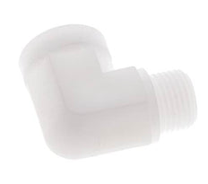 90deg Angled Fitting G1/2'' Male x Female Polypropylene (pp) 10bar (140.5psi) FDA