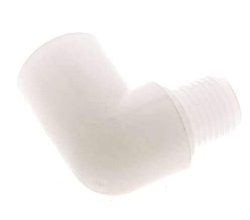 90deg Angled Fitting G1/4'' Male x Female PVDF 10bar (140.5psi) FDA
