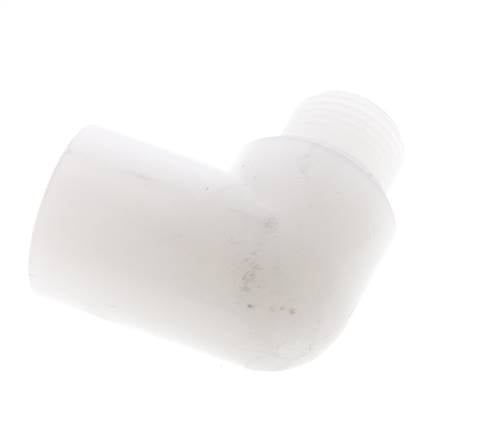 90deg Angled Fitting G3/8'' Male x Female PVDF 10bar (140.5psi) FDA