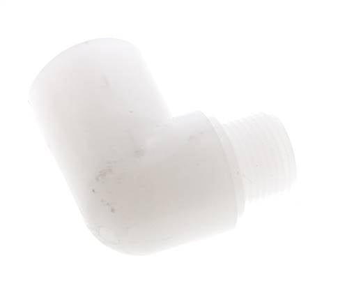 90deg Angled Fitting G3/8'' Male x Female PVDF 10bar (140.5psi) FDA