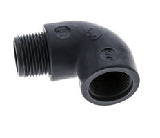 90deg Angled Fitting G3/4'' Male x Female Polypropylene (pp) 10bar (140.5psi) FDA