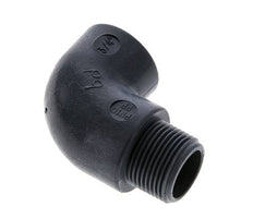 90deg Angled Fitting G3/4'' Male x Female Polypropylene (pp) 10bar (140.5psi) FDA