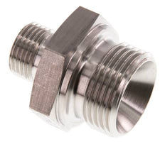 G 1'' x G 1/2'' Stainless steel Double Nipple 345 Bar - Hydraulic