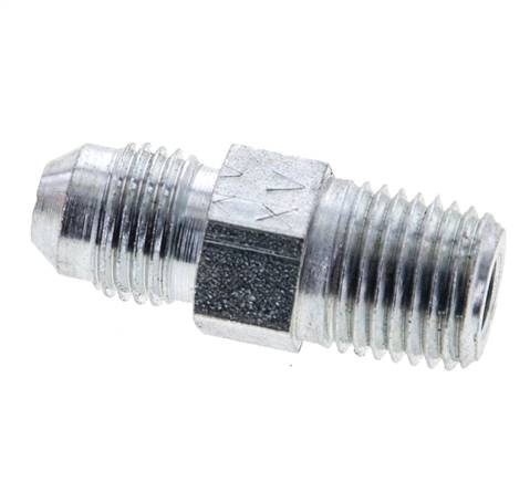 JIC Double Nipple UN 1-5/8''-12 (Dash Size 20) x 1'' NPT Stainless Steel 140bar (1967.0psi)