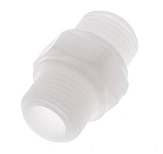 Double Nipple G1/2'' Polypropylene (pp) 10bar (140.5psi) FDA 27mm Hex