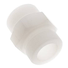 Double Nipple G1 1/2'' PVDF 10bar (140.5psi) FDA 55mm Hex