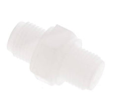 Double Nipple G1/8'' PVDF 10bar (140.5psi) FDA 14mm Hex