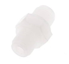 Double Nipple G1/8'' PVDF 10bar (140.5psi) FDA 14mm Hex