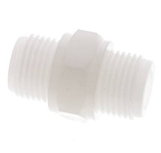 Double Nipple G1/2'' PVDF 10bar (140.5psi) FDA 27mm Hex